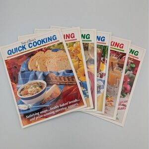 Taste of Home Quick Cooking Magazine 2002 Full Year Set Lot of 6 Vintage Recipes